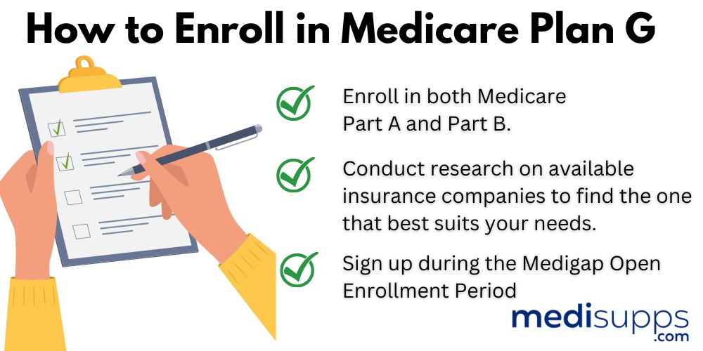 How to Enroll in Medicare Plan G