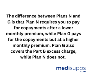 Differences between Plans N and G