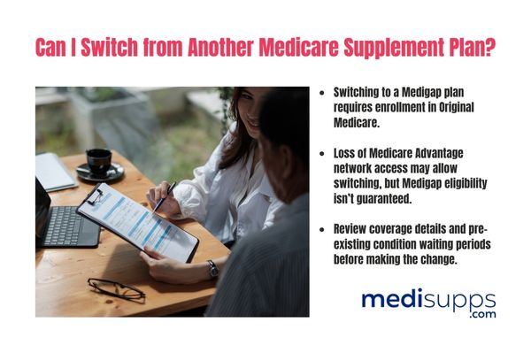 Can I Switch from Another Medicare Supplement Plan